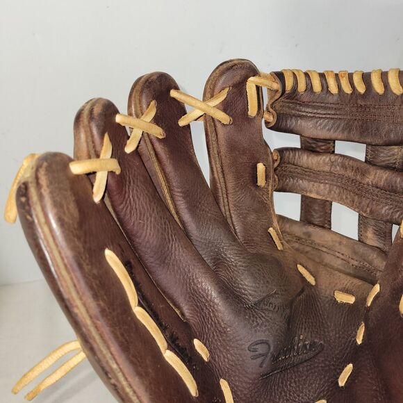 Mizuno Glove Baseball Brown Leather Softball Left Handed 12.5" Model GFN 1250B3 - Picture 7 of 14